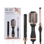 Coffret Enzo original Professionnel Brosse lisseur Chauffant Supercare PRO – Coffret 3 en 1 EN-3311