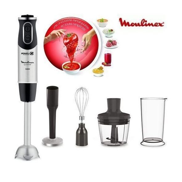 Mixeur Plongeur inox Quickchef 4En1 - 1000 W 10 Vitesses Moulinex Original DD65H810 - La Casa d'Algérie - Copy 2 Mixeur Plongeur inox Quickchef 4En1 - 1000 W 10 Vitesses Moulinex Original DD65H810 - Copy 2 – Image 1