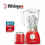 Blender 2 en 1 En plastique 1.5L 400W Rhinos Y44