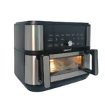 Friteuse – Air fryer Numérique Double Bac 10L Digital multiprogrammes En inox Sonashi SAF-115