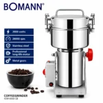 Moulin Professionnel à café et épices 500G 2000W Bomann KSW 6503 CB