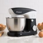 Pétrin 05L 1500W Bol en inox avec 03 Accessoires Multismart MS-SM2105 Noir/Blanc