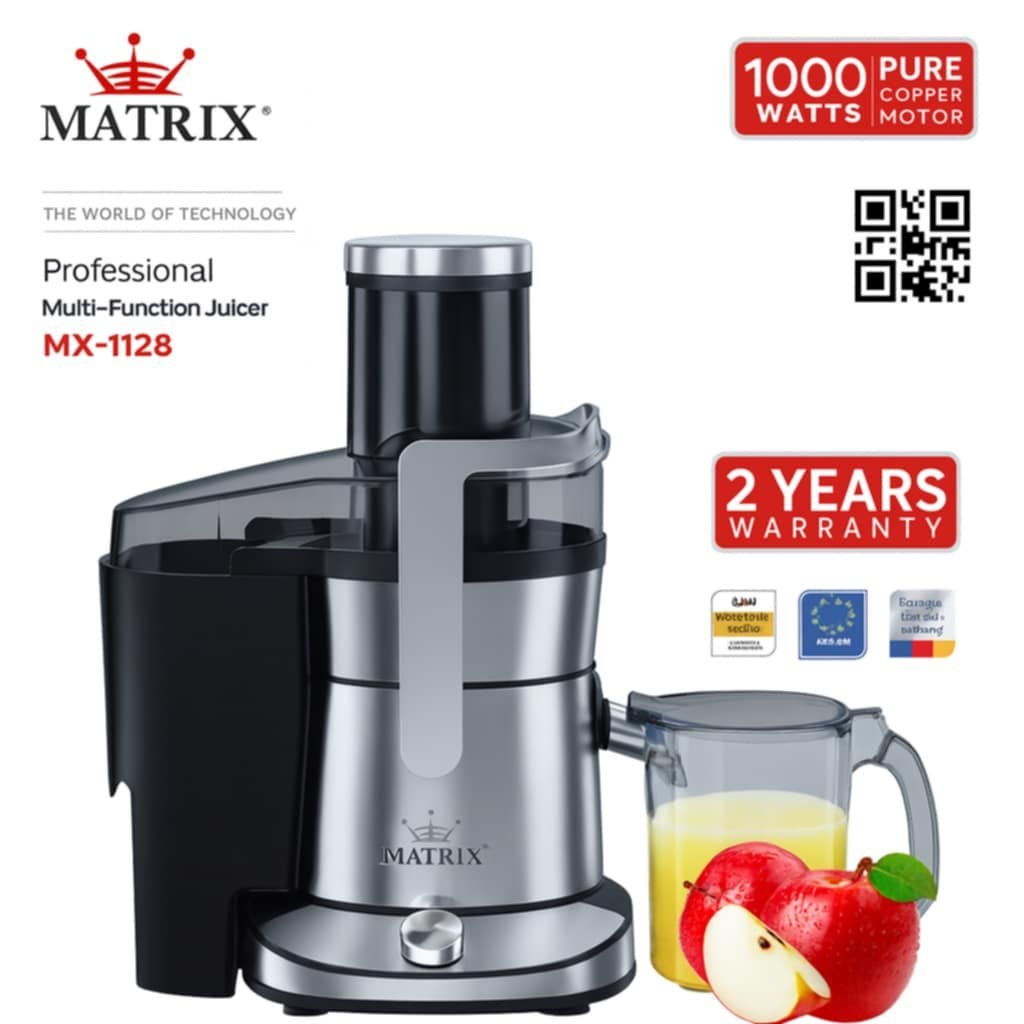 Centrifugeuse inox professionnel 1000W Matrix MX-1128 - La Casa d'Algérie Centrifugeuse inox professionnel 1000W Matrix MX-1128 – Image 1