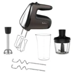 Batteur Moulinex PowerMix Silence 600W - 7 accessoires Moulinex HM653910 - Copy 2