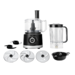 Robot De Cuisine CRISTOR Multi Fonctions -750 W- 2.3 L Bol – 1.5 L Blender – Noir