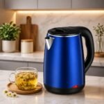 Bouilloire inox sans fil 1.8L 1800W PlanetSat PKT-186 Bleu