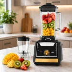 Blender 2 en 1 - 02L 4500W 06 Lames Brendmann BR-104 Noir