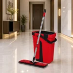 Balai clean magique 2 en 1 avec 2 Recharge Cleantex BM0370 Rouge