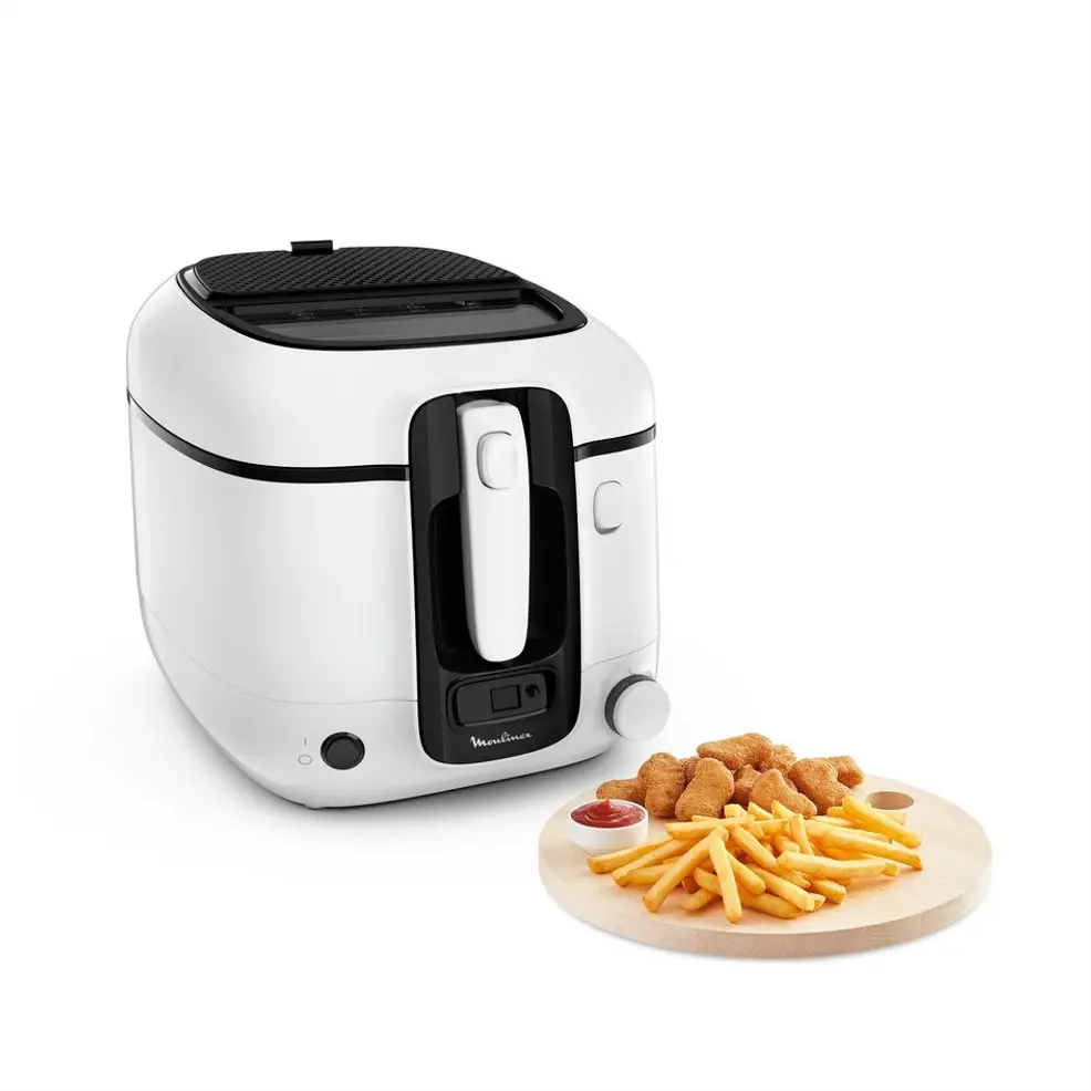 Friteuse Électrique 2.2l 1800w Avec Filtre À Odeurs Moulinex AM314010 - La Casa d'Algérie Friteuse Électrique 2.2l 1800w Avec Filtre À Odeurs Moulinex AM314010 – Image 1