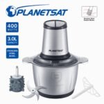 Hachoir inox 2 en 1 - 04 Lames 03L 400W PlanetSat PMC-1970