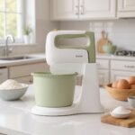 Batteur Électrique Avec Bol 2.5L 500W 5Vitesses Avec Turbo Tefal Original HT464010