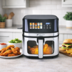 Airfryer Inox 8L 1800W Numérique Avec Fenêtre Visible Schallenge AMB-39AF