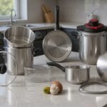 Cocotte 10 Pcs Bonera 6L + 8L En Inox 18/10 Noir Bonera Made in Turkey