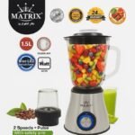 Blender Inox 400W 1.5L avec système sécurité avec moulin Matrix MX 807 - Copy 2