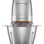 Hachoir inox Électrique 500W Avec Bol Inox 0.6L Et 4Lames Kenwood Original CHP62.700SI