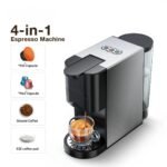 Cafetière inox 4 en 1 Multi-Capsules et Café Poudre19 Bar 1450W Brendmann BS-600L