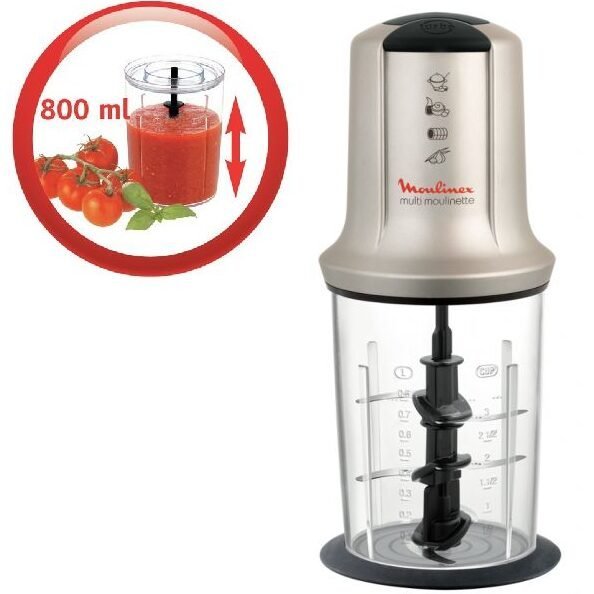 Hachoir Electrique Multi Moulinette 3En1 Bol XXl 800ml 500W Moulinex AT718A10 - La Casa d'Algérie Hachoir Electrique Multi Moulinette 3En1 Bol XXl 800ml 500W Moulinex AT718A10 – Image 1