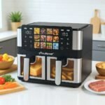 AirFryer 8L 02 Pannier 4L+4L 1000W+1000W Avec Tablet MultiSmart MS-AF6108