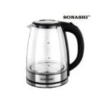 Bouilloire en verre LED 1.8L 1500W Sonashi SKT-1809