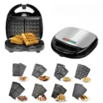 Panineuse électrique inox 8 en 1 - 850W HALEY HY-1027